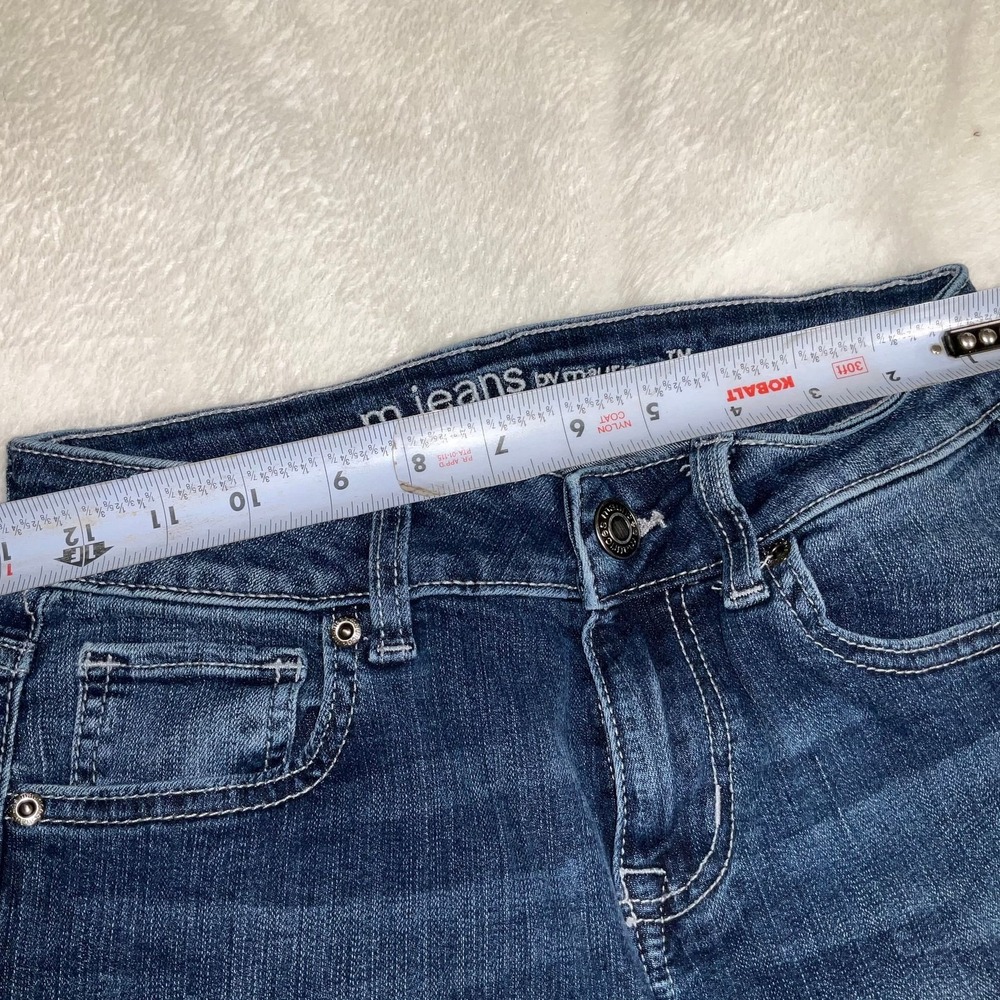 M Jeans by Maurices Mid-Rise Medium Wash Straight Leg Jeans Size 0 reg - Picture 6 of 8